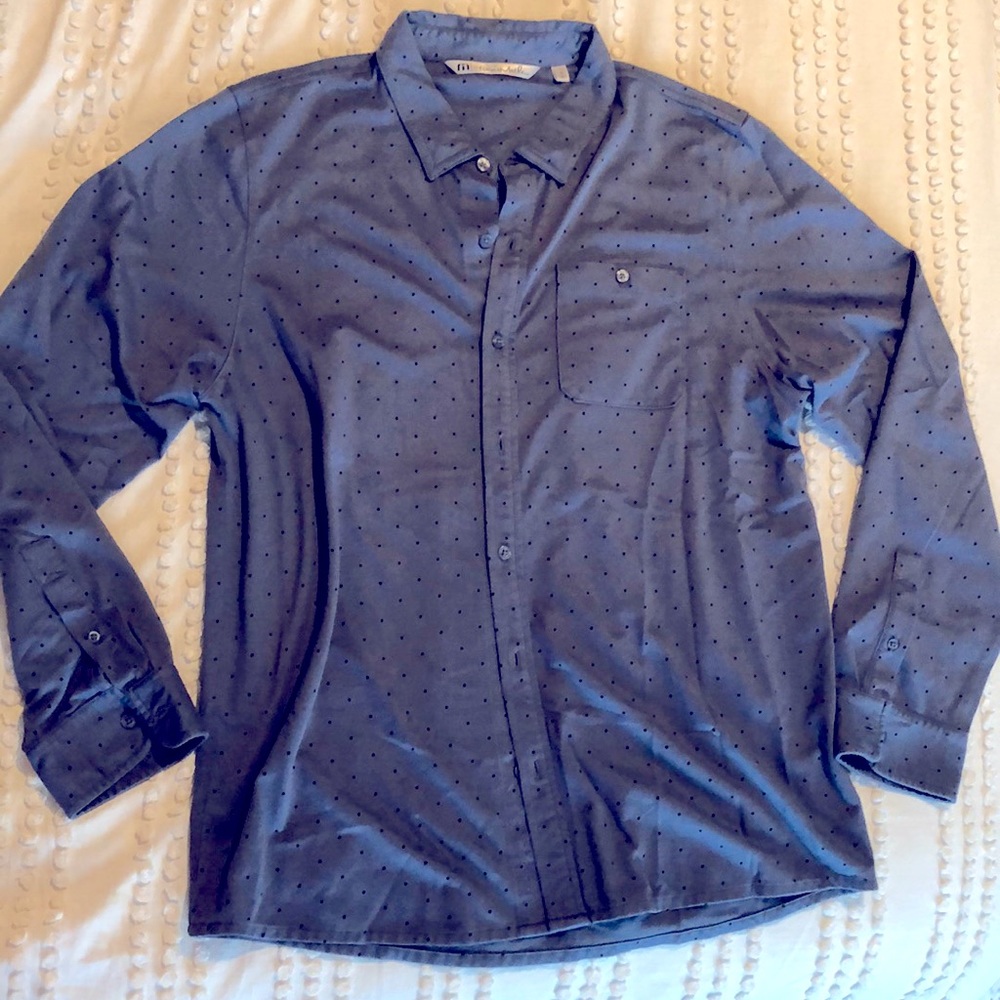 Travis Mathew Button Down Golf Shirt, XL